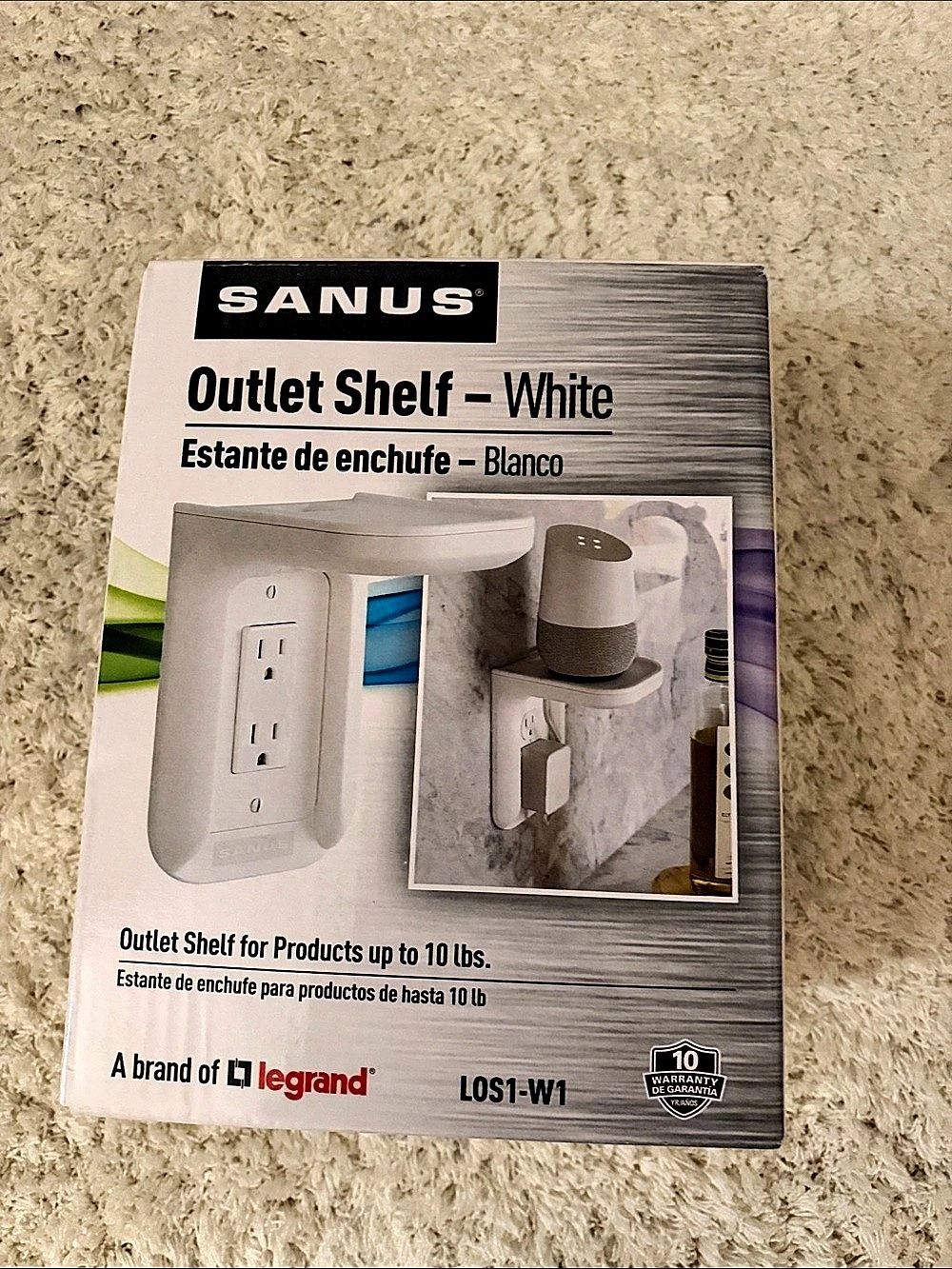 SANUS Outlet Shelf LOS1-W1